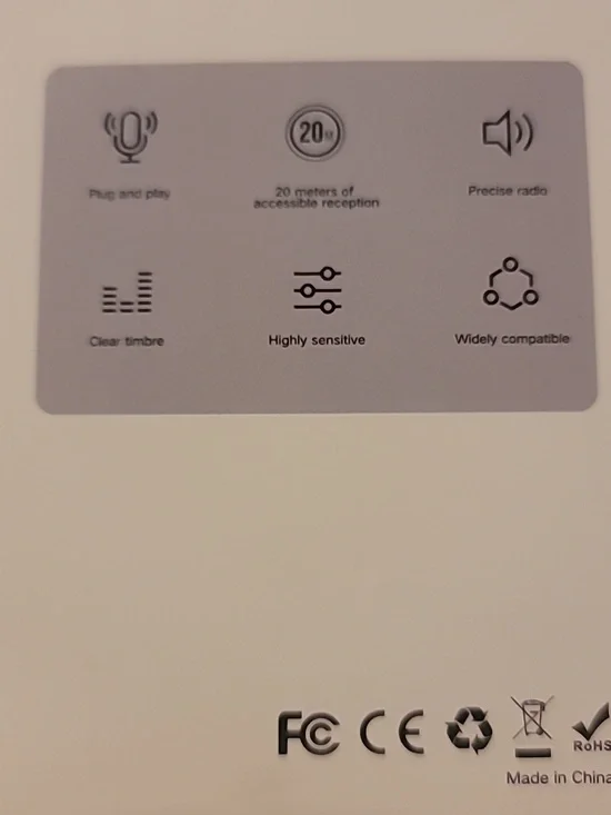 Wireless Lavalier Microphones (Two In Box)for iPhone Smartphones - Black - Picture 3 of 16